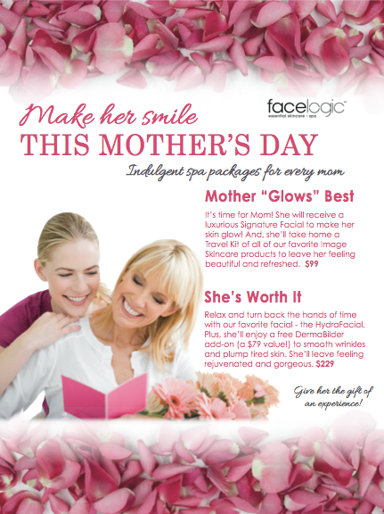 Facial Packages for Mothers Day